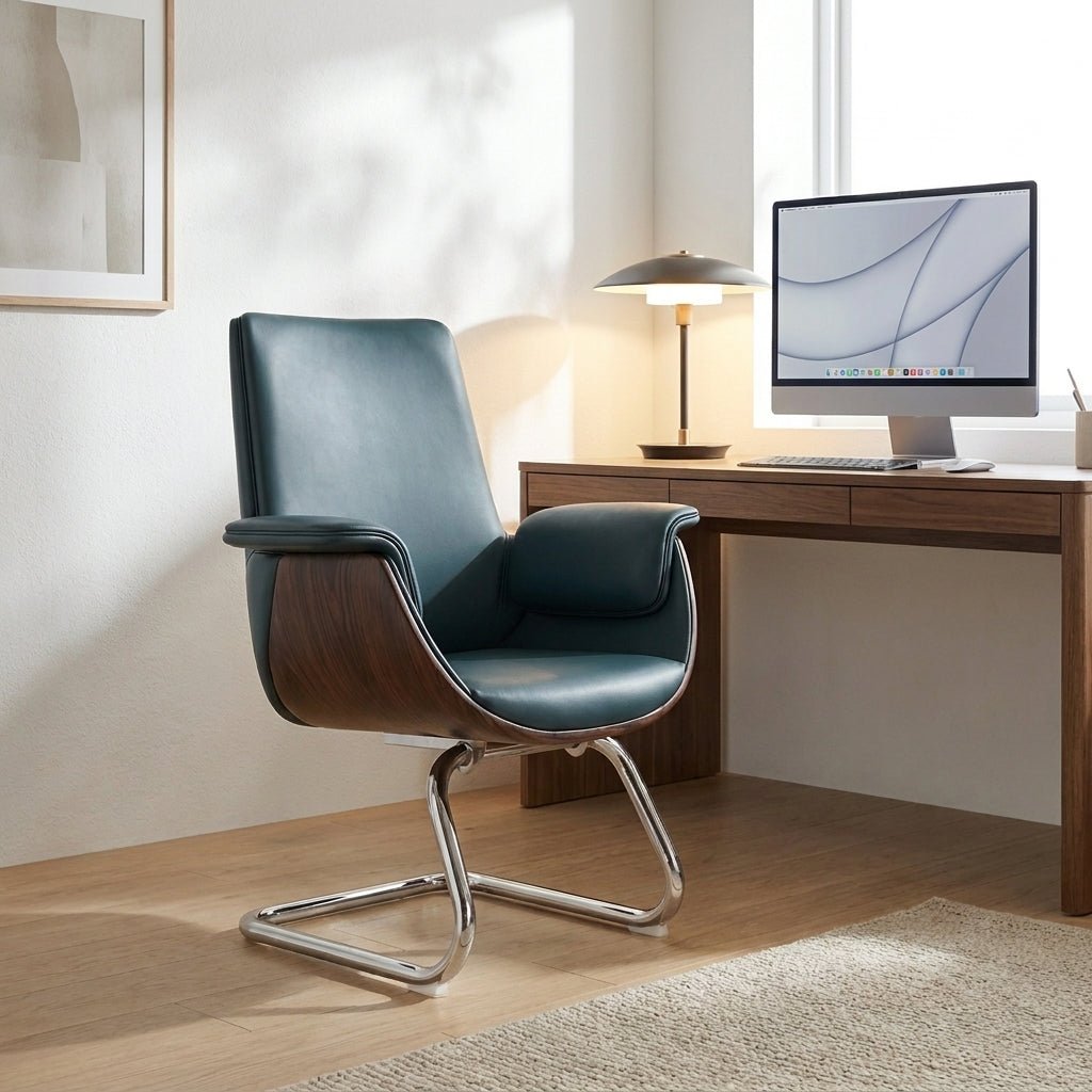 Malmö Premium Leather Visitor Chair