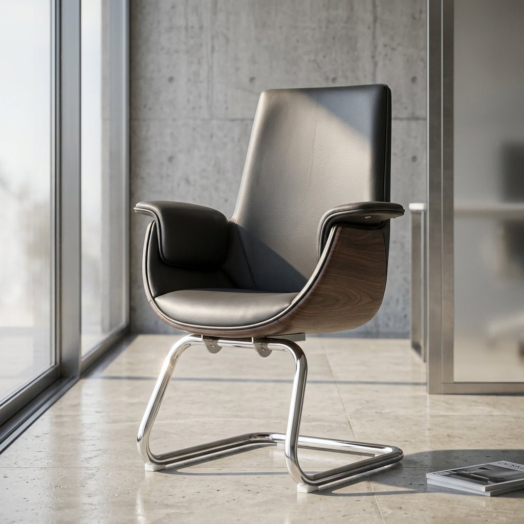 Malmö Premium Leather Visitor Chair