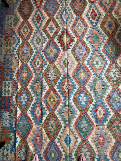 Maymana Kilim Rug | 9’ 6” x 6’ 10”