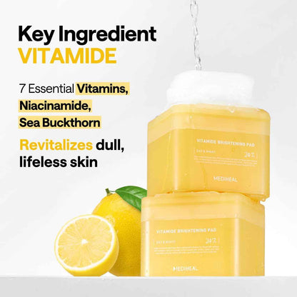 Mediheal Vitamide Brightening Pad 180ml / 100pads