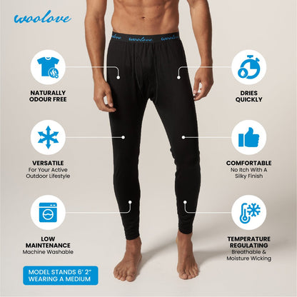 Men's Merino Wool Leggings — Midweight