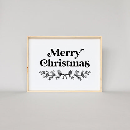 Merry Christmas (18"x24") Wood Sign