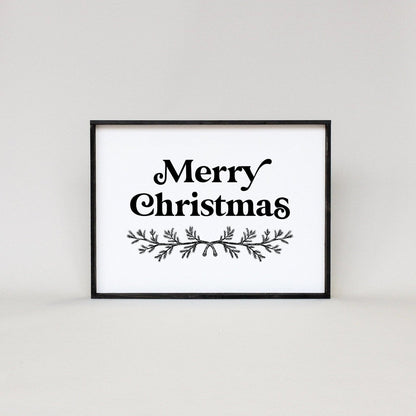 Merry Christmas (18"x24") Wood Sign