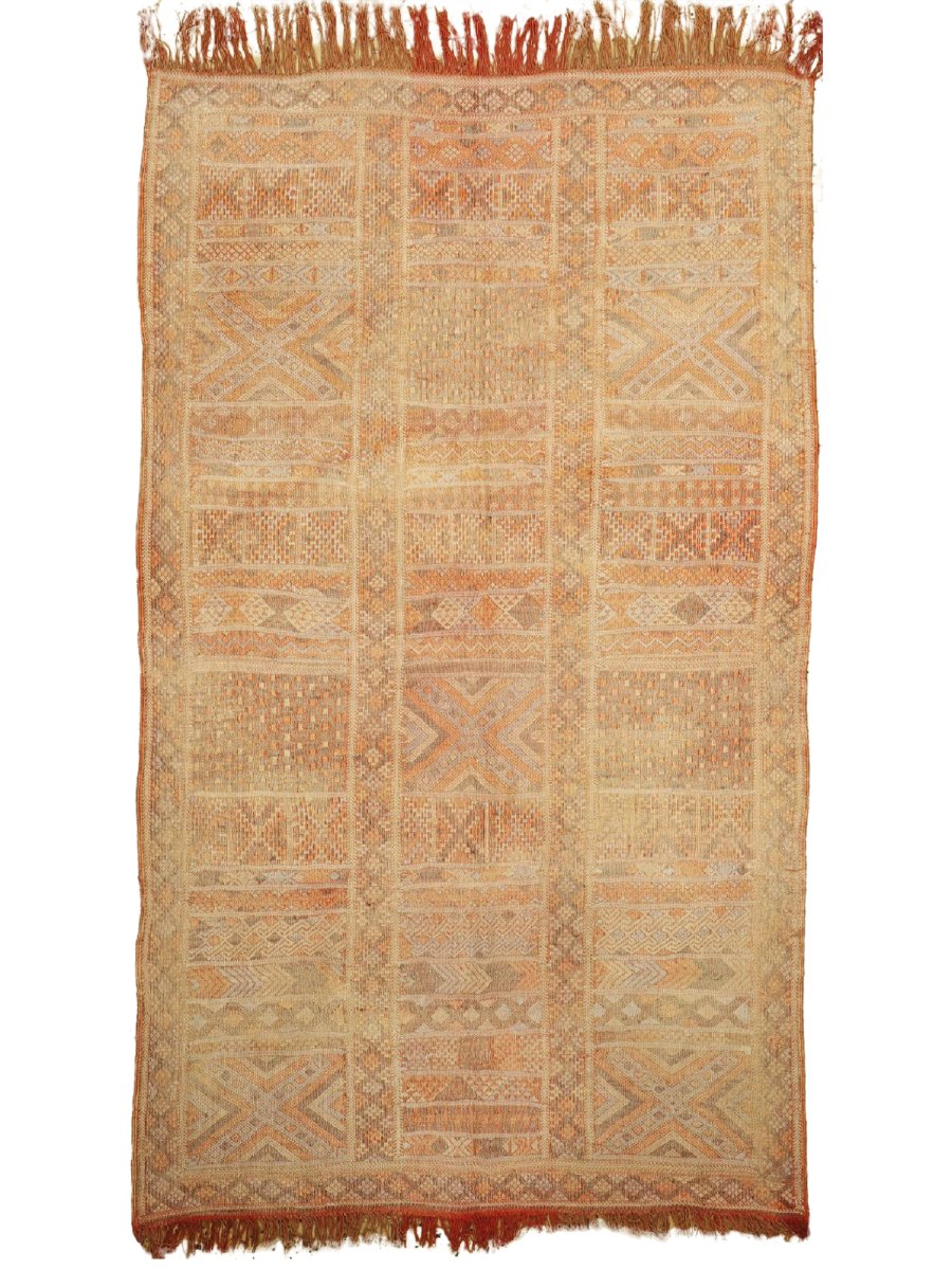 Moroccan Zemmour Sabra Soumak | 3' 8" x 6' 1"