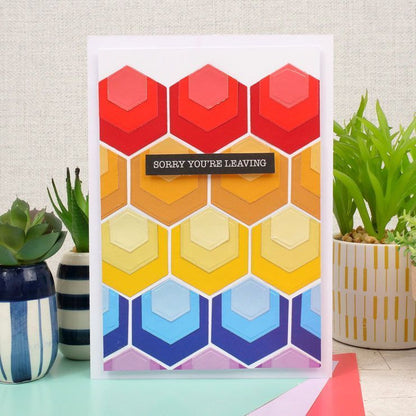 Moonstone Dies - Mini Shape Builders - Squares, Starbursts & Hexagons