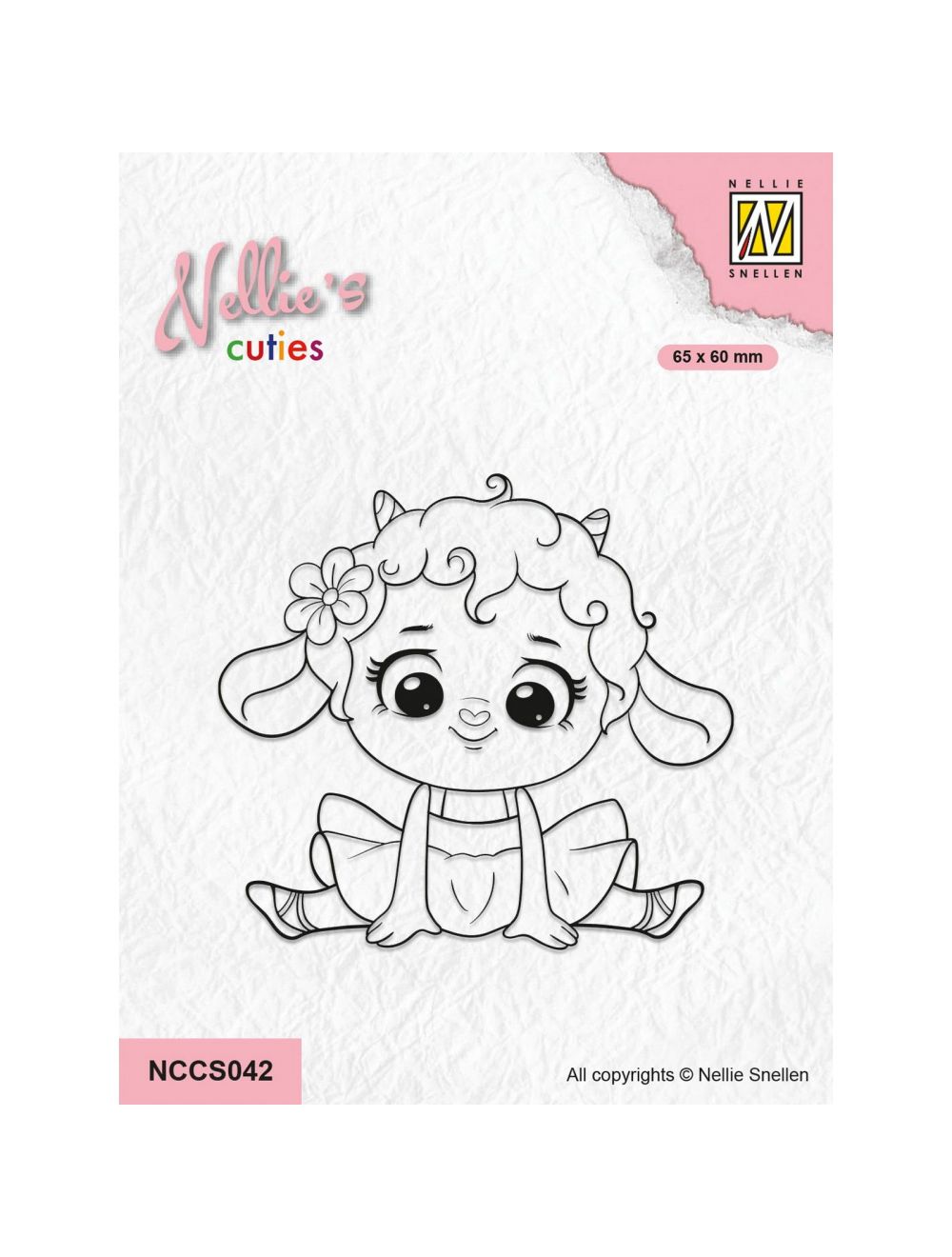 Nellie Snellen • Nellie's Cuties Clear Stamp Little Lamb