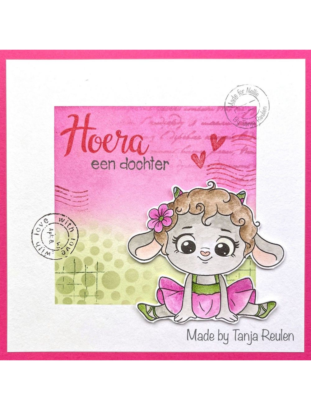 Nellie Snellen • Nellie's Cuties Clear Stamp Little Lamb