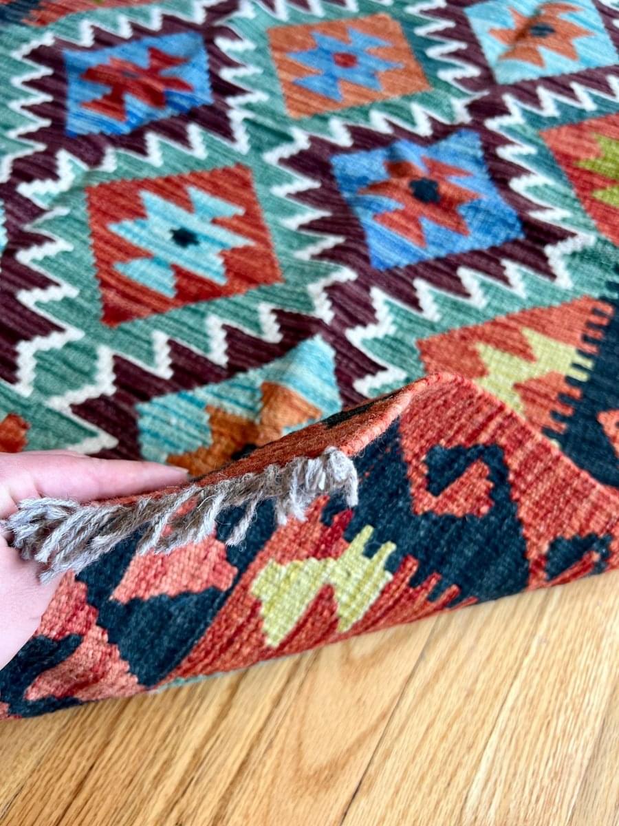 Afghan Maymana Kelimteppich | 1,19 m x 0,89 m