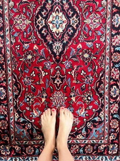 Persian Kashan Runner | 9' 10" x 2' 8"