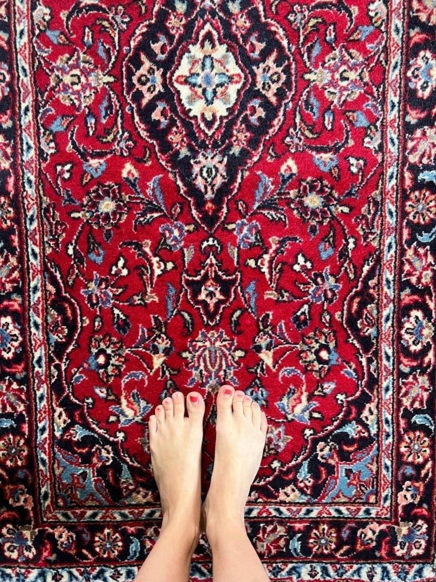 Persian Kashan Runner | 9' 10" x 2' 8"