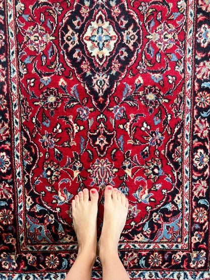 Persian Kashan Runner | 9' 10" x 2' 8"