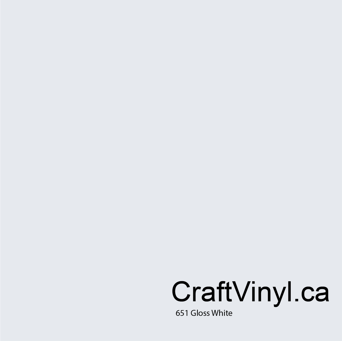 Oracal 651 Glossy White #010 sheets and rolls