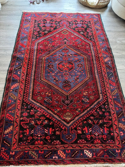 Perisan Zanjan Rug | 4' 8" x 7' 3"