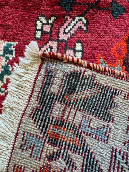 Persian Bakhtiari Wagireh Rug | 2' 5" x 3' 11"