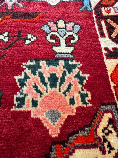 Persian Bakhtiari Wagireh Rug | 2' 5" x 3' 11"
