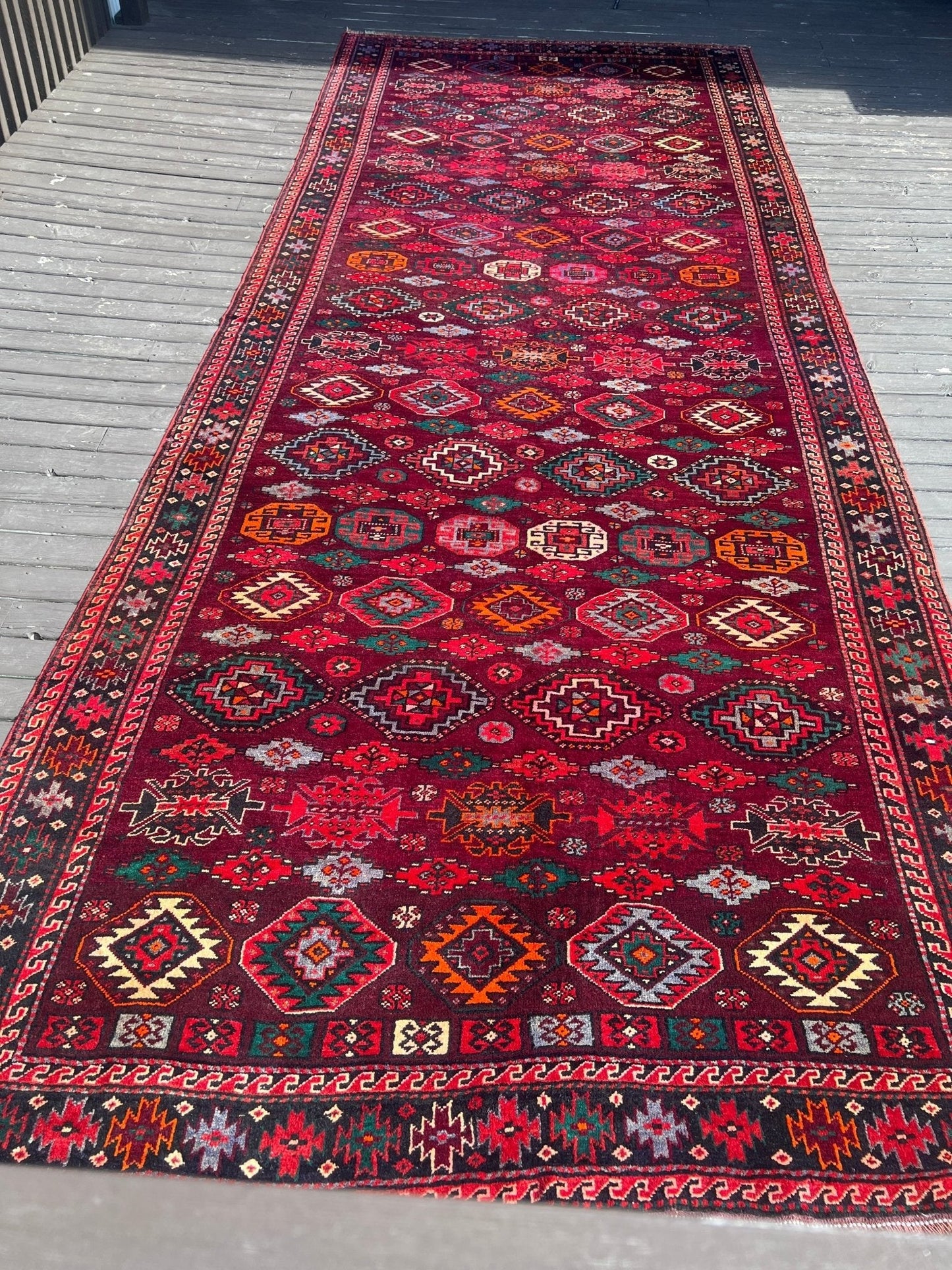Persian Quchan Rug | 5' 5" x 13' 7"
