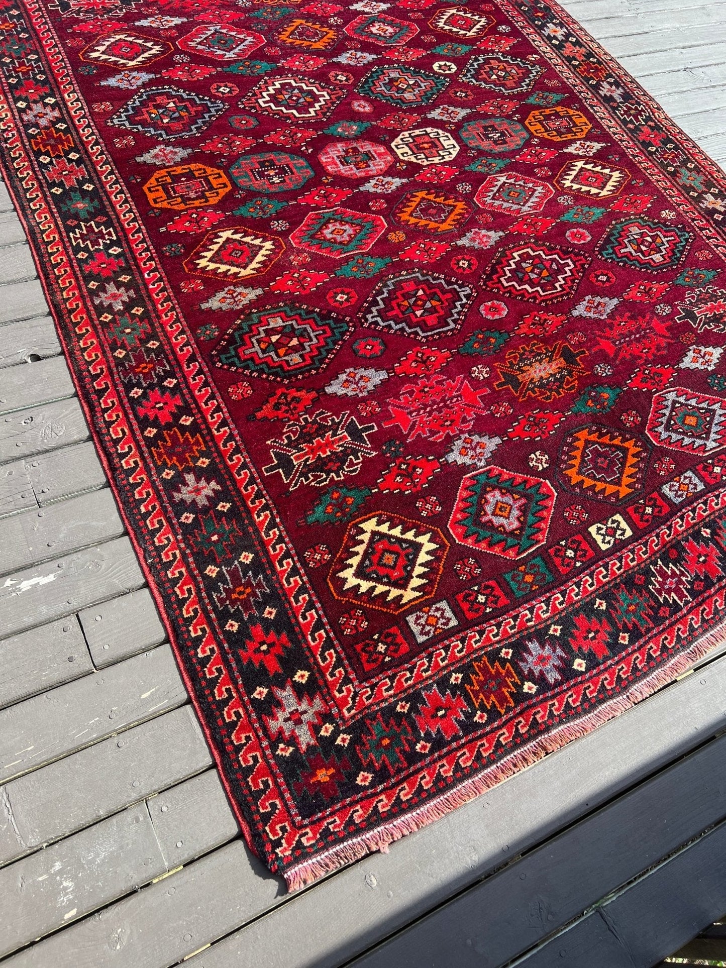 Persian Quchan Rug | 5' 5" x 13' 7"