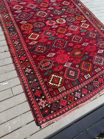 Persian Quchan Rug | 5' 5" x 13' 7"