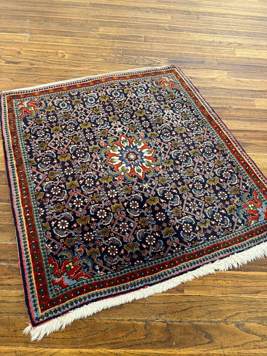 Persian Bijar Rug | 2' 6" x 2' 8"