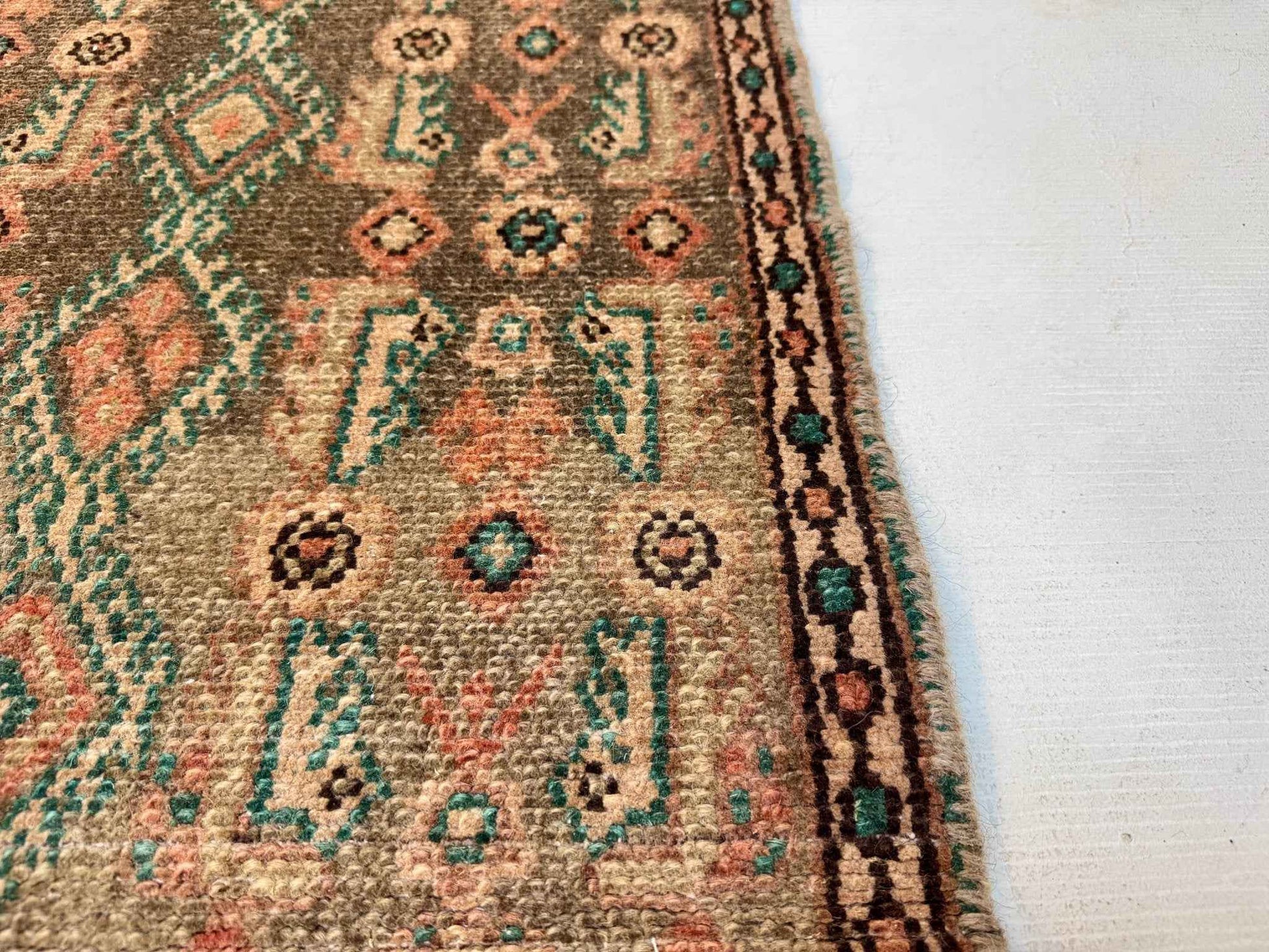 Persian Borujerd Runner Rug | 1' 10” x 6' 5"