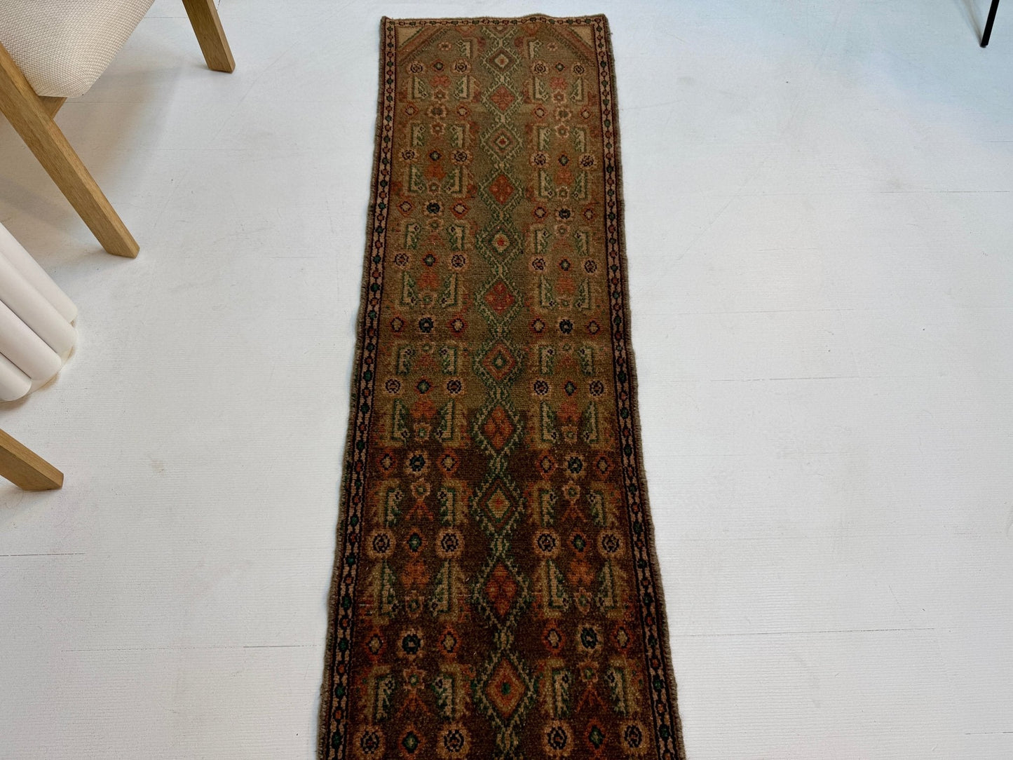 Persian Borujerd Runner Rug | 1' 10” x 6' 5"