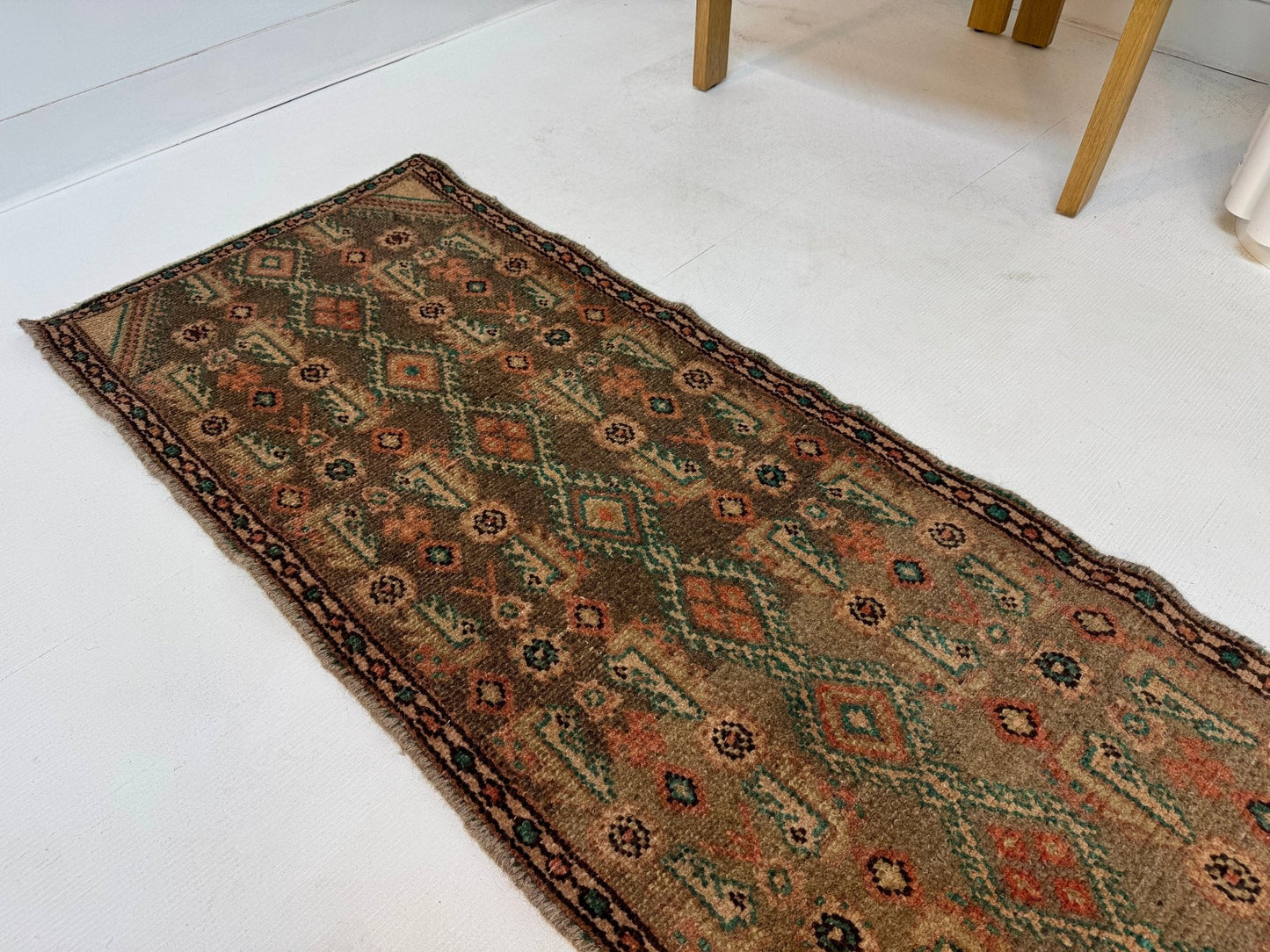Persian Borujerd Runner Rug | 1' 10” x 6' 5"