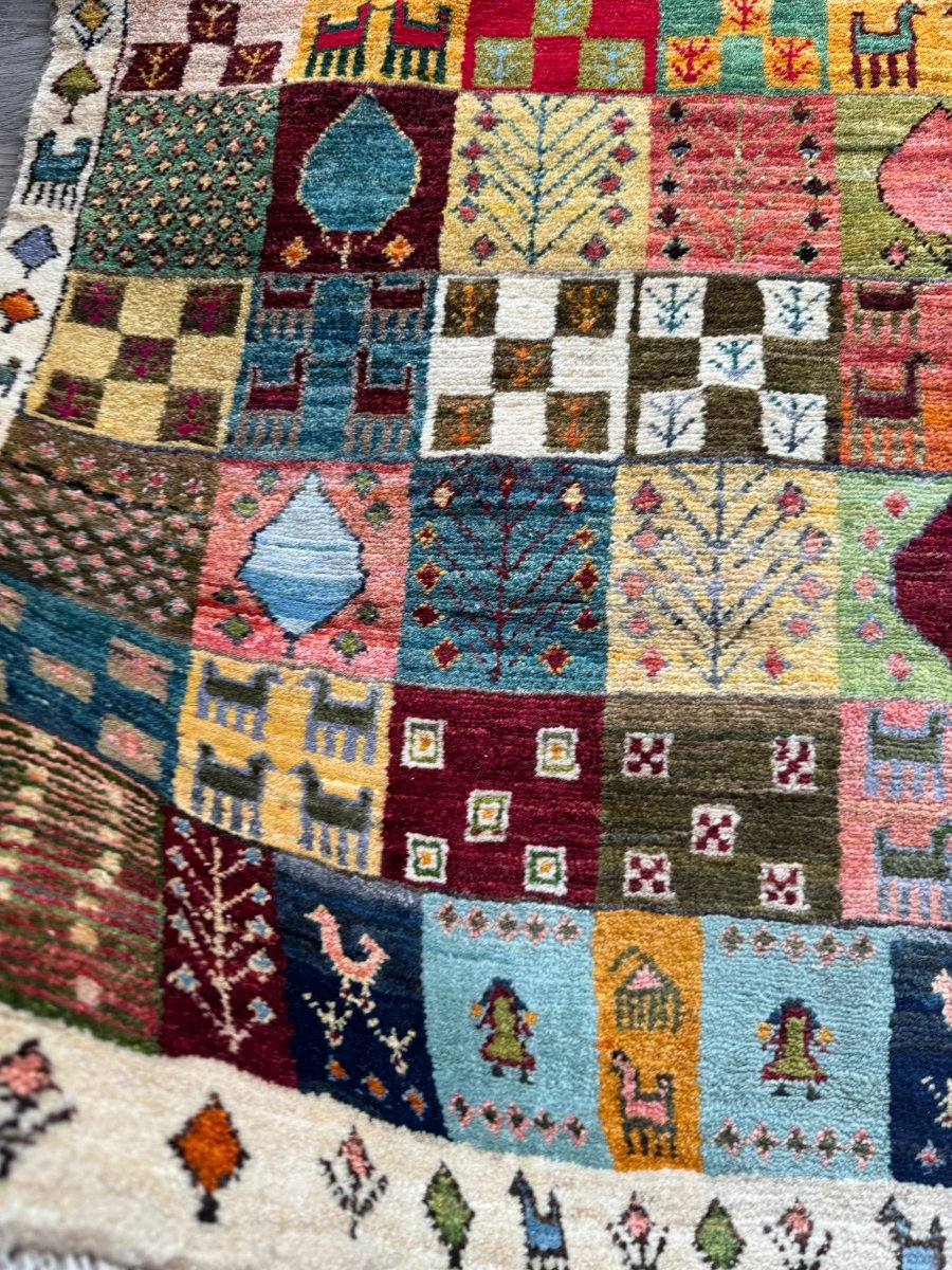 Persian Gabbeh Rug | 2' 10" x 3' 10"