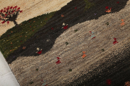 Persian Gabbeh Rug | 2' 9" x 4' 3"