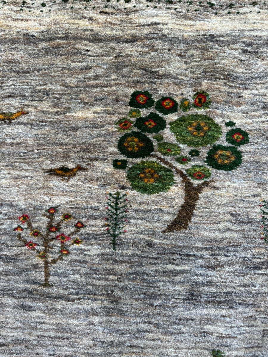Persian Gabbeh Rug | 2' 9" x 4'