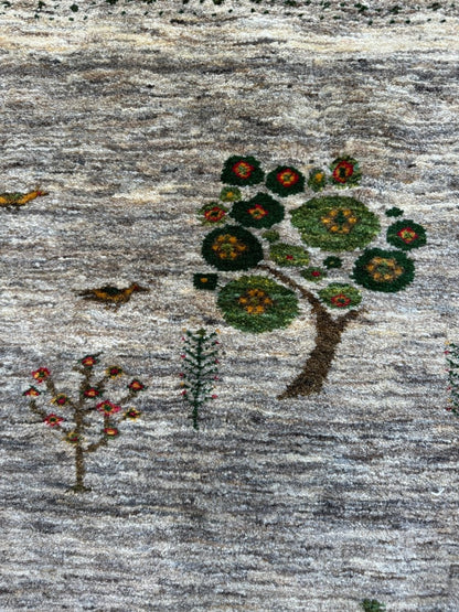 Persian Gabbeh Rug | 2' 9" x 4'