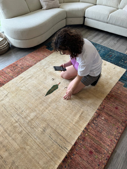 Persian Gabbeh Rug | 6' 7" x 10' 2"