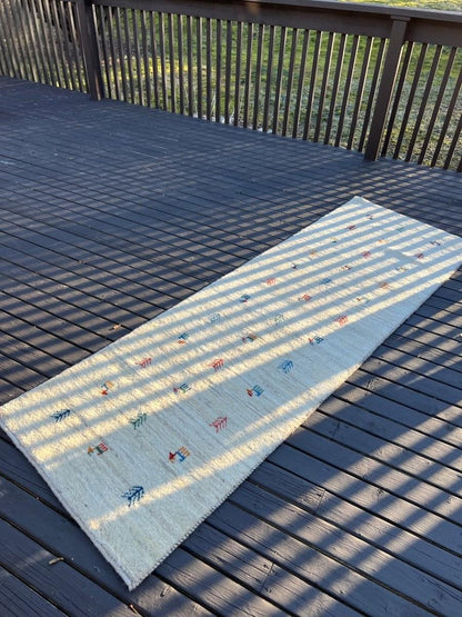 Persian Gabbeh Runner | 7' 9" x 2' 7"