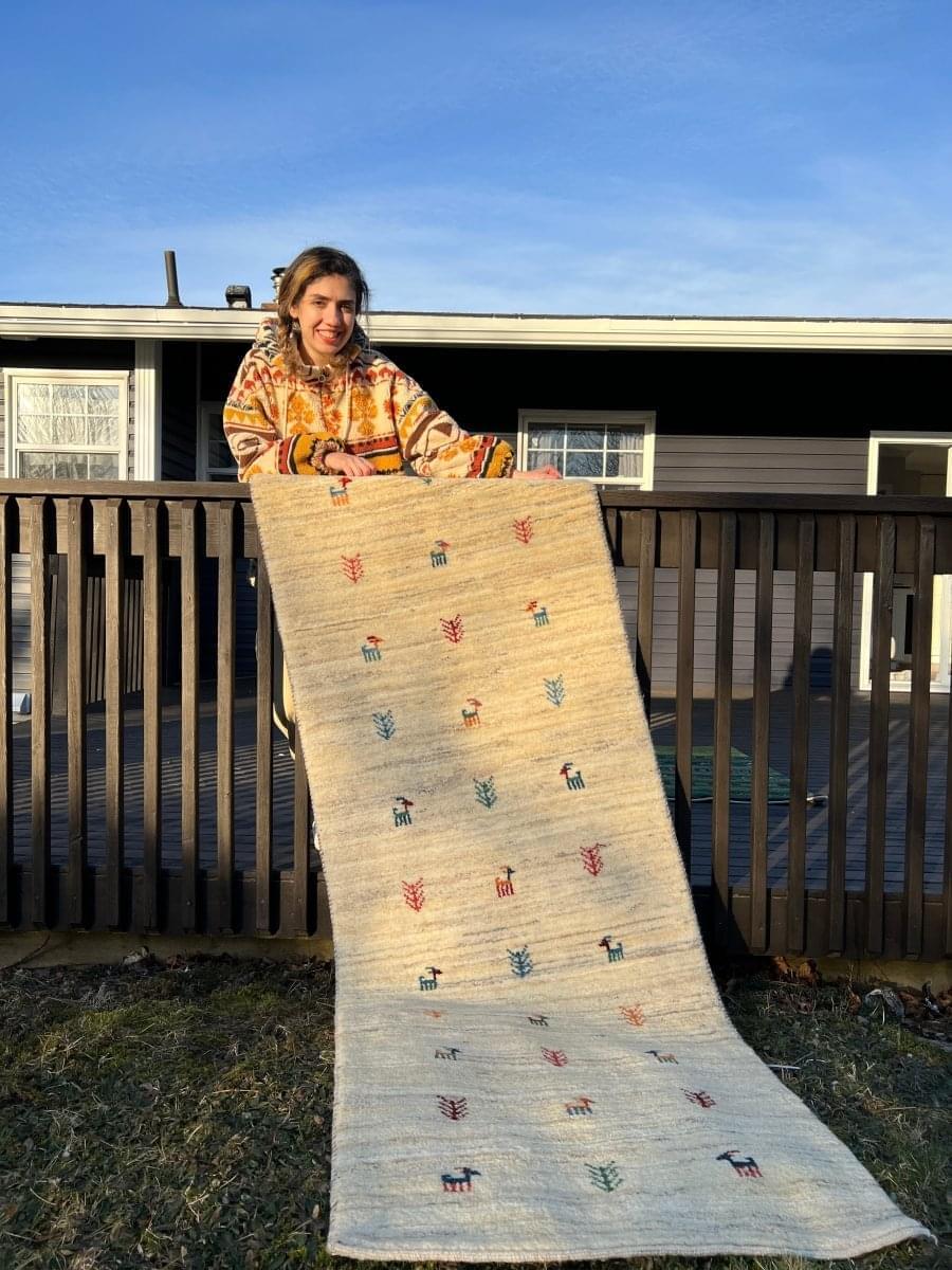 Persian Gabbeh Runner | 7' 9" x 2' 7"