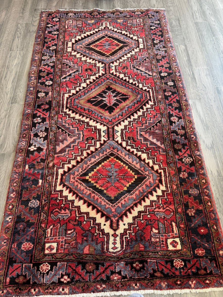 Persian Gorevan Rug | 3' 11" x 7' 6"