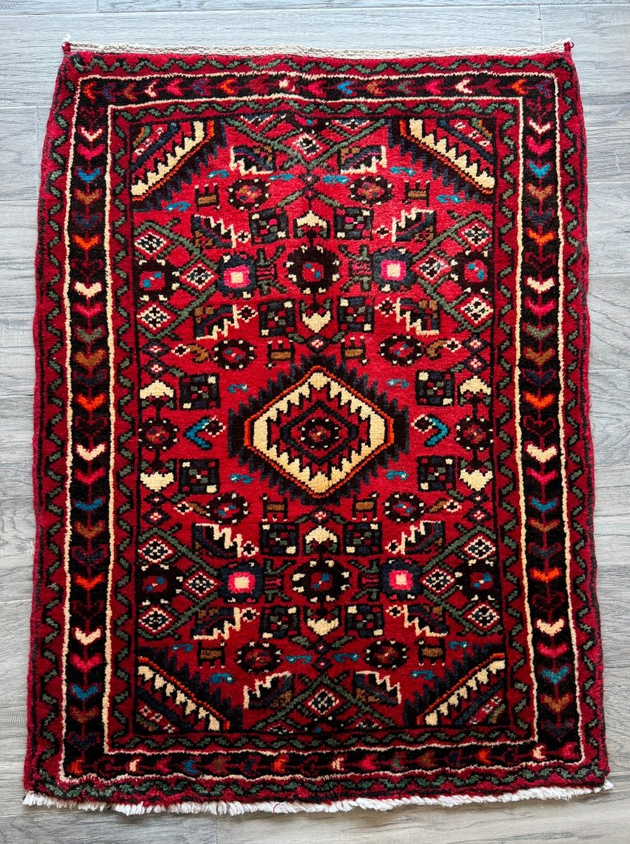 Persian Hamadan Rug | 2' 4" x 3' 1"