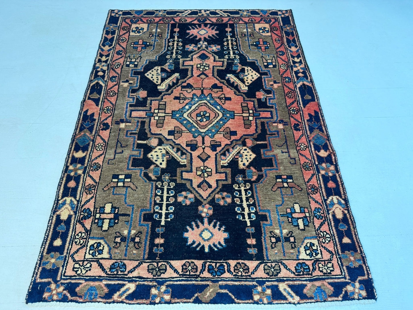 Persian Hamadan Rug | 3' 1” x 4' 5"