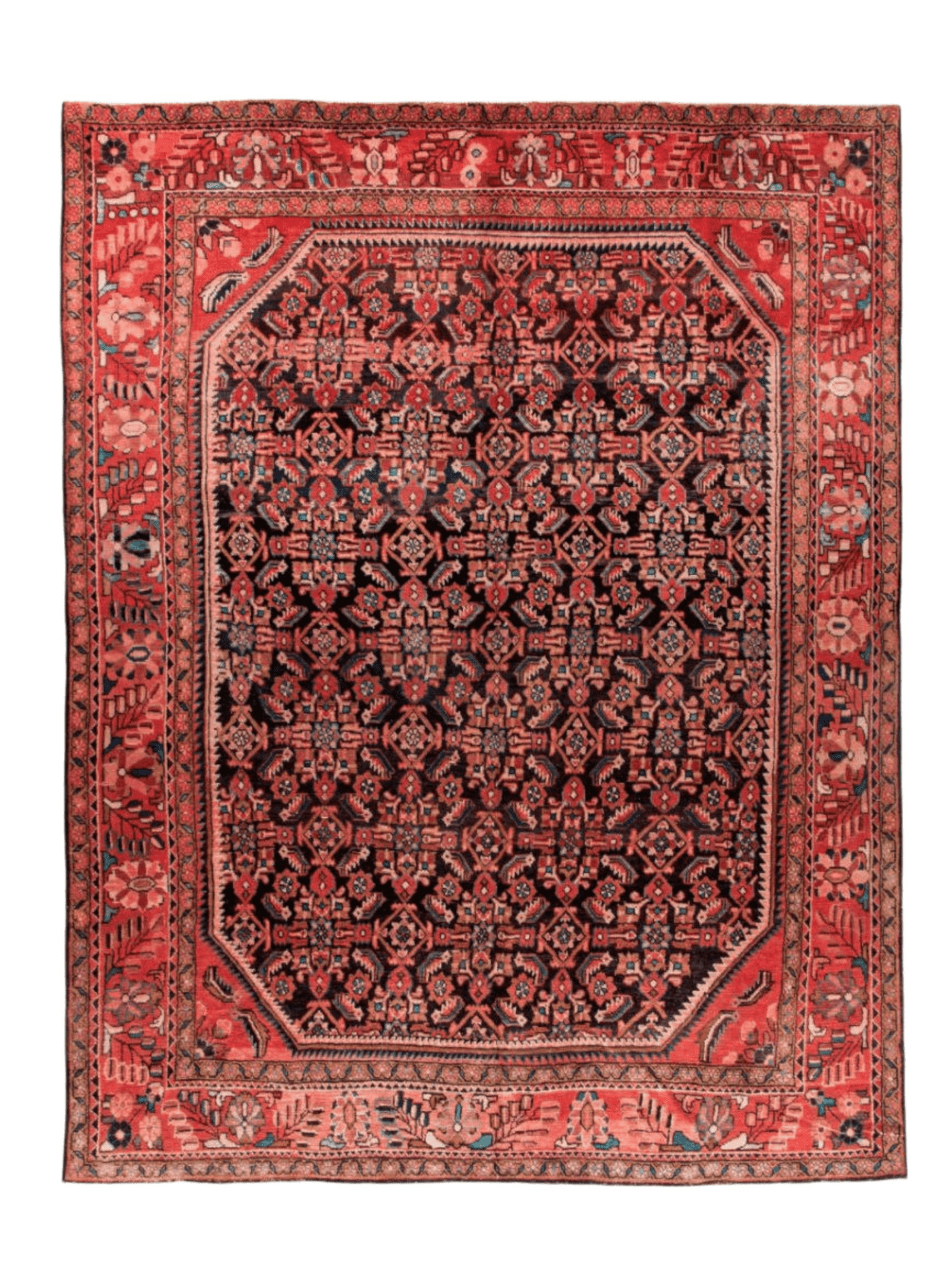 Persian Hamadan Rug | 7' 9” x 10'