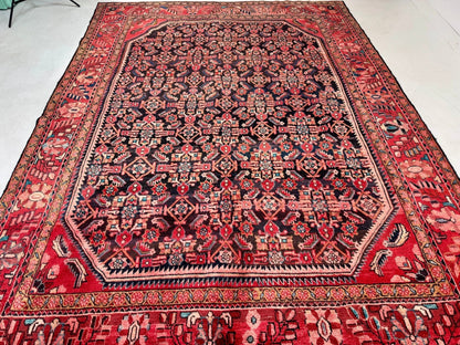 Persian Hamadan Rug | 7' 9” x 10'