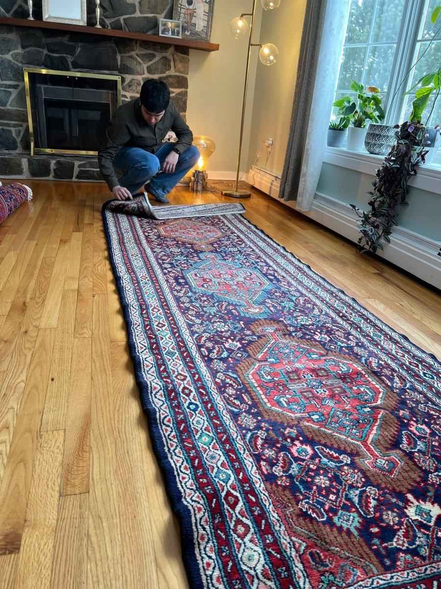 Persian Hamadan Runner | 10' 6" x 3' 5"