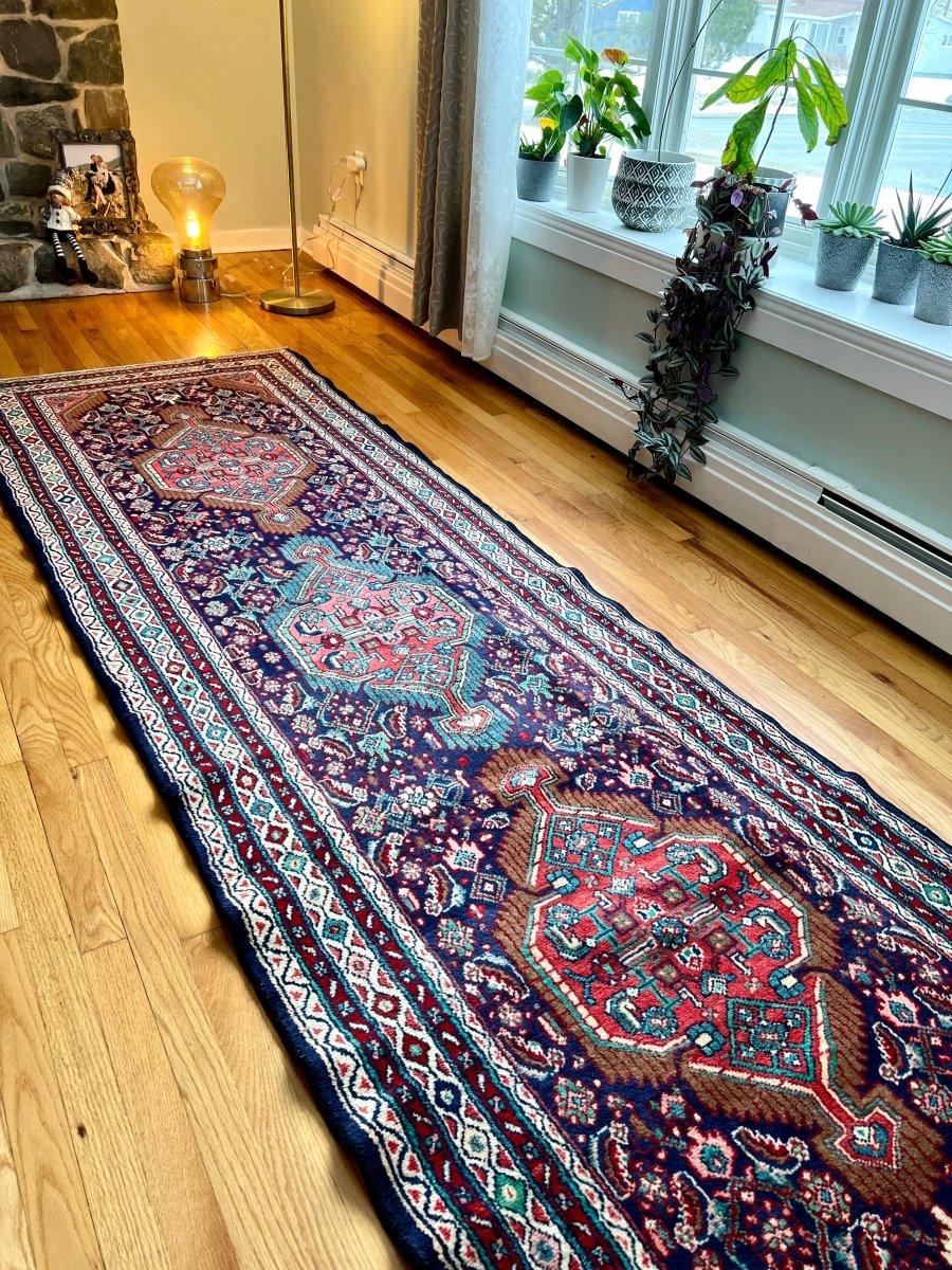 Persian Hamadan Runner | 10' 6" x 3' 5"