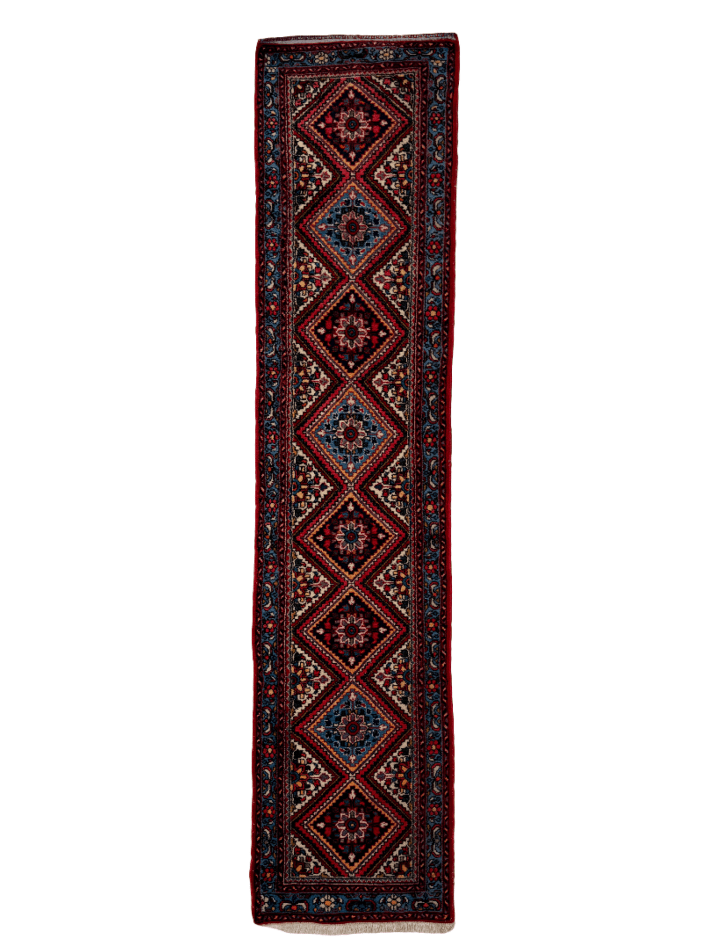 Persian Hamadan Runner Rug | 2' 2" x 9' 6"
