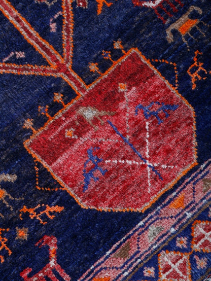 Persian Hamadan Runner Rug | 3' 1” x 8' 9"