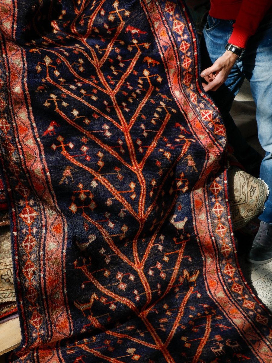 Persian Hamadan Runner Rug | 3' 1” x 8' 9"