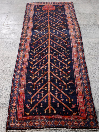 Persian Hamadan Runner Rug | 3' 1” x 8' 9"