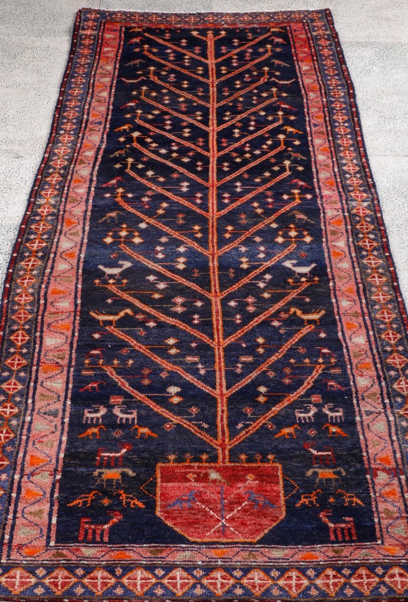 Persian Hamadan Runner Rug | 3' 1” x 8' 9"