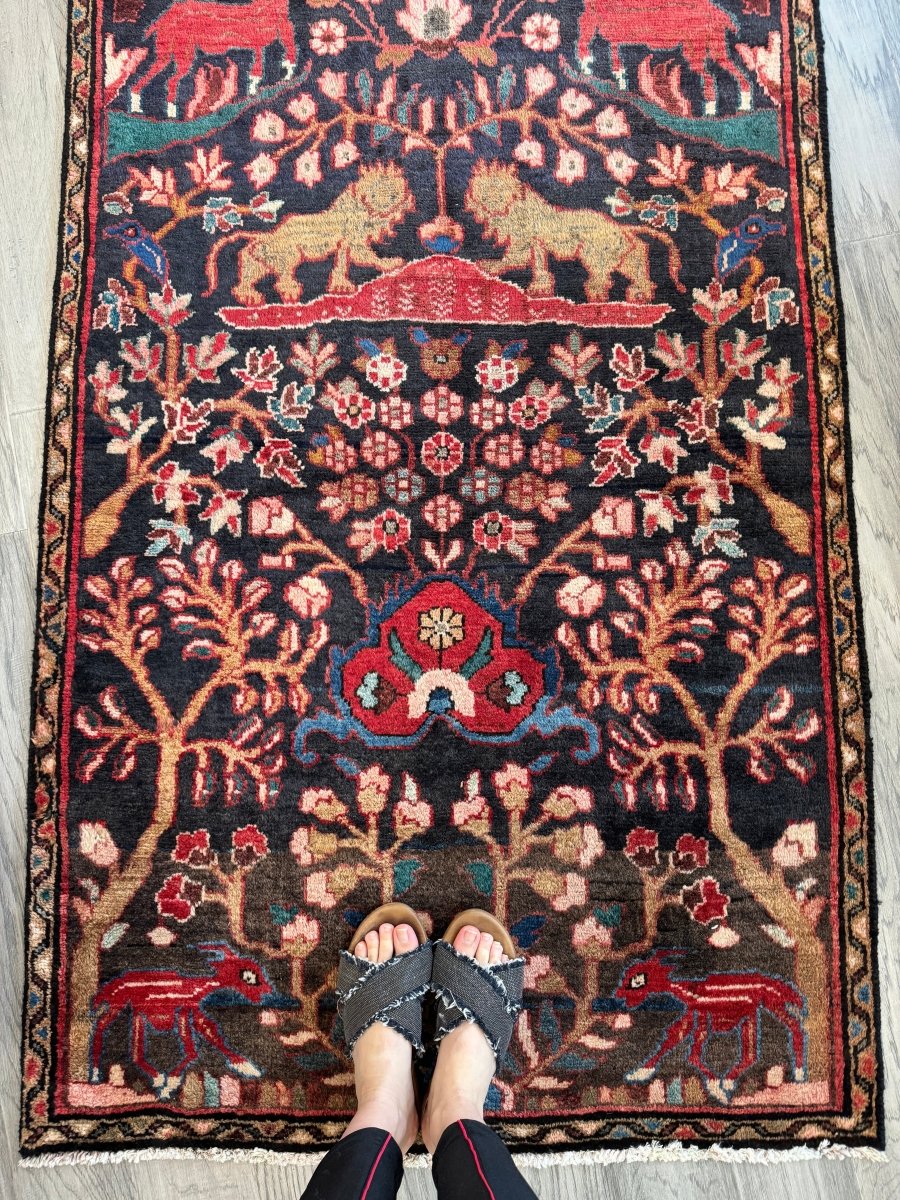 Persischer Hamadan Läufer | 94 x 287 cm