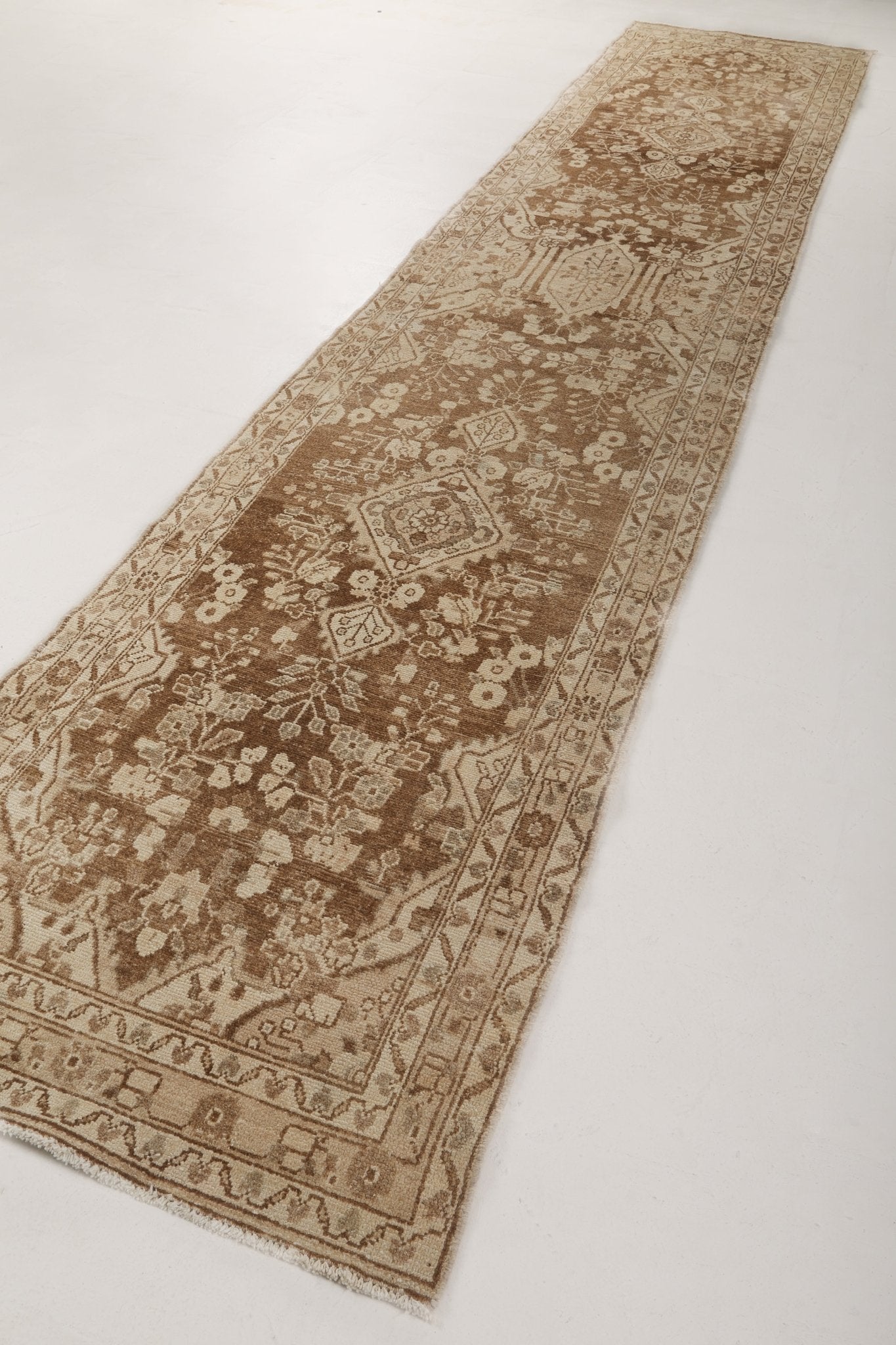 Persian Hamadan Runner Rug | 3' 3" x 15' 7"