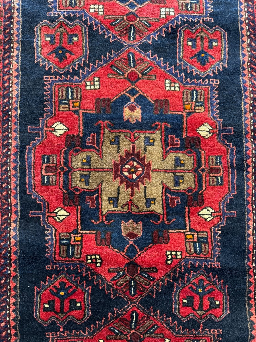 Persian Hamadan Runner Rug | 3' 3" x 9' 10"