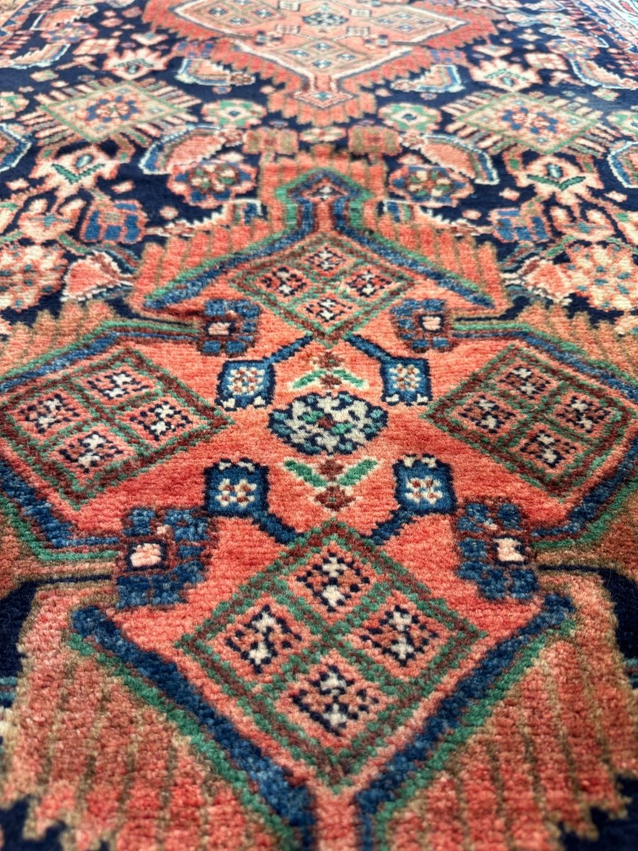 Persian Hamadan Runner Rug | 3' 3" x 9' 5"