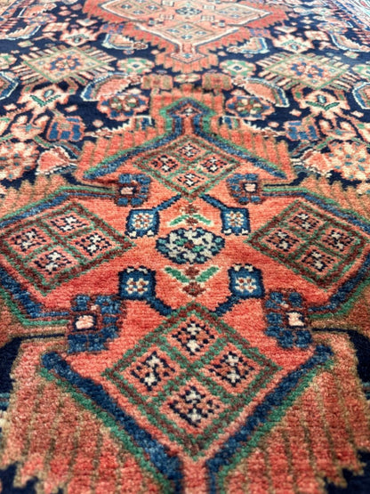 Persian Hamadan Runner Rug | 3' 3" x 9' 5"